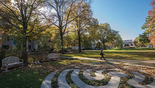 Kay Labyrinth on Fall Day