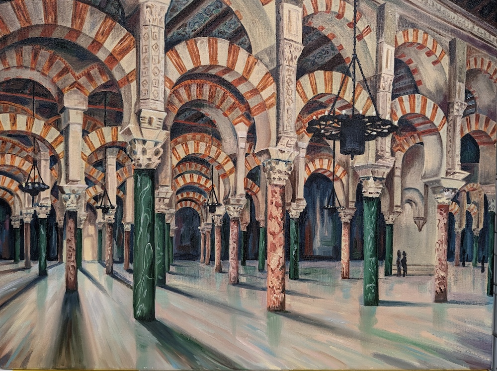 Joanne Allen Interior Interior of Cordoba mosque.