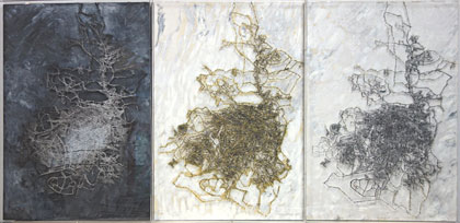 Drawing Jerusalem with wire construct Drawing Jerusalem with wire construct