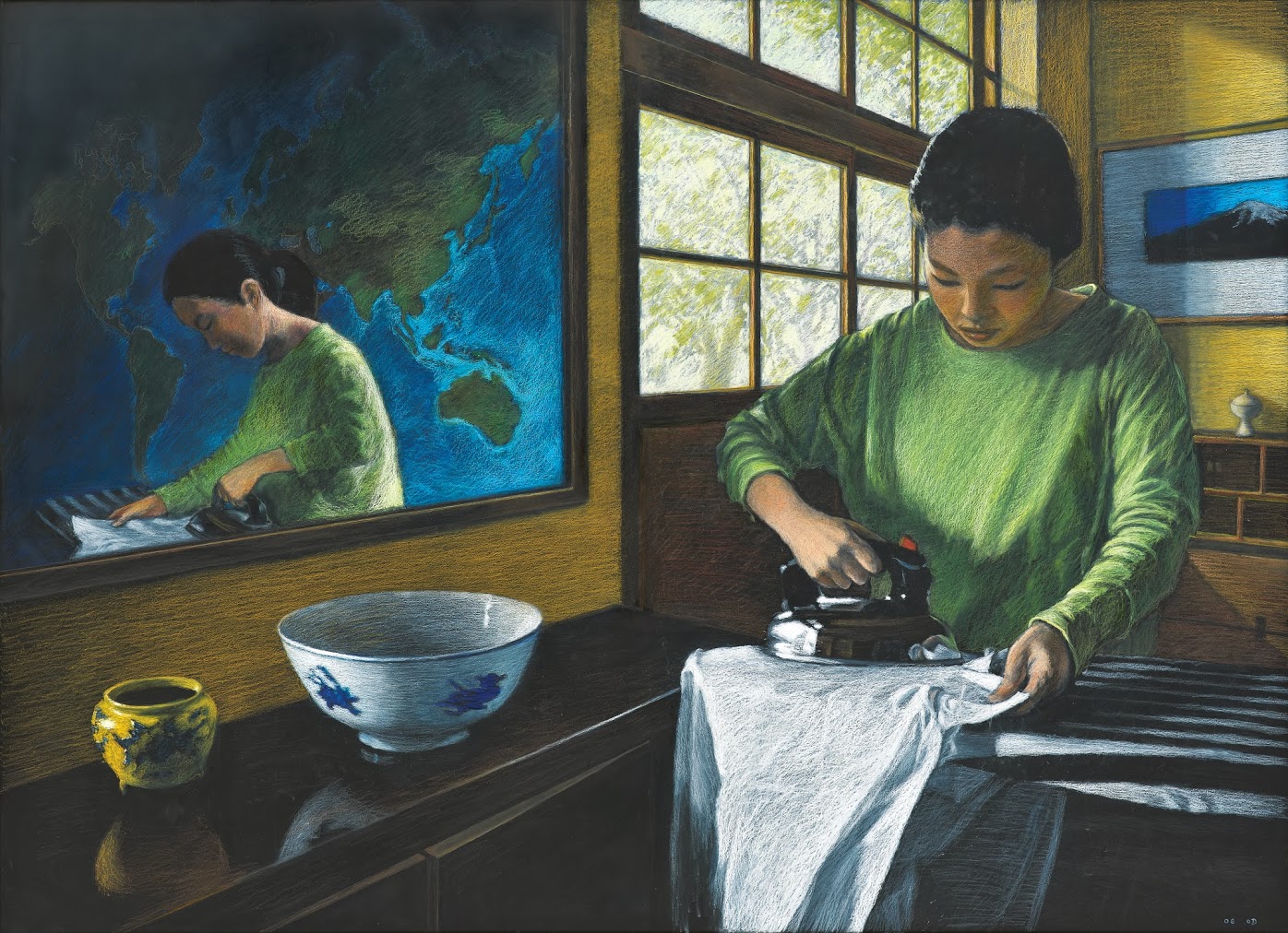 Myong Hi Kim, Ironing Myong Hi Kim, Ironing