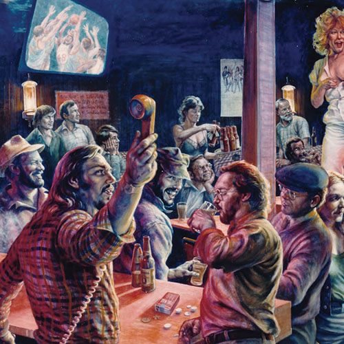 Detail from Fred Folsom's Happy Hour at the Shepherd Park