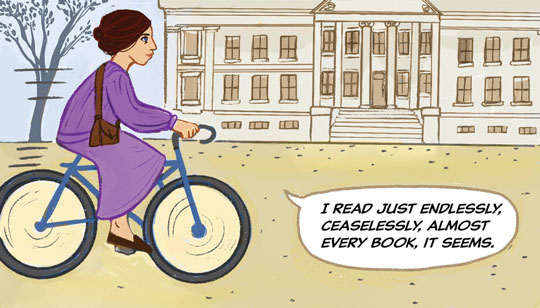 Alice: “I read just endlessly, ceaselessly, almost every book, it seems.�