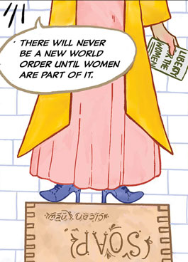 Alice: “There will never be a new world order until women are part of it.�
