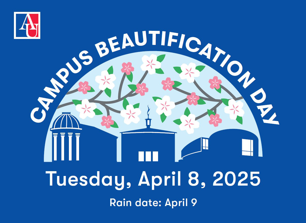 Campus beautification day, Tuesday April 8, 2025