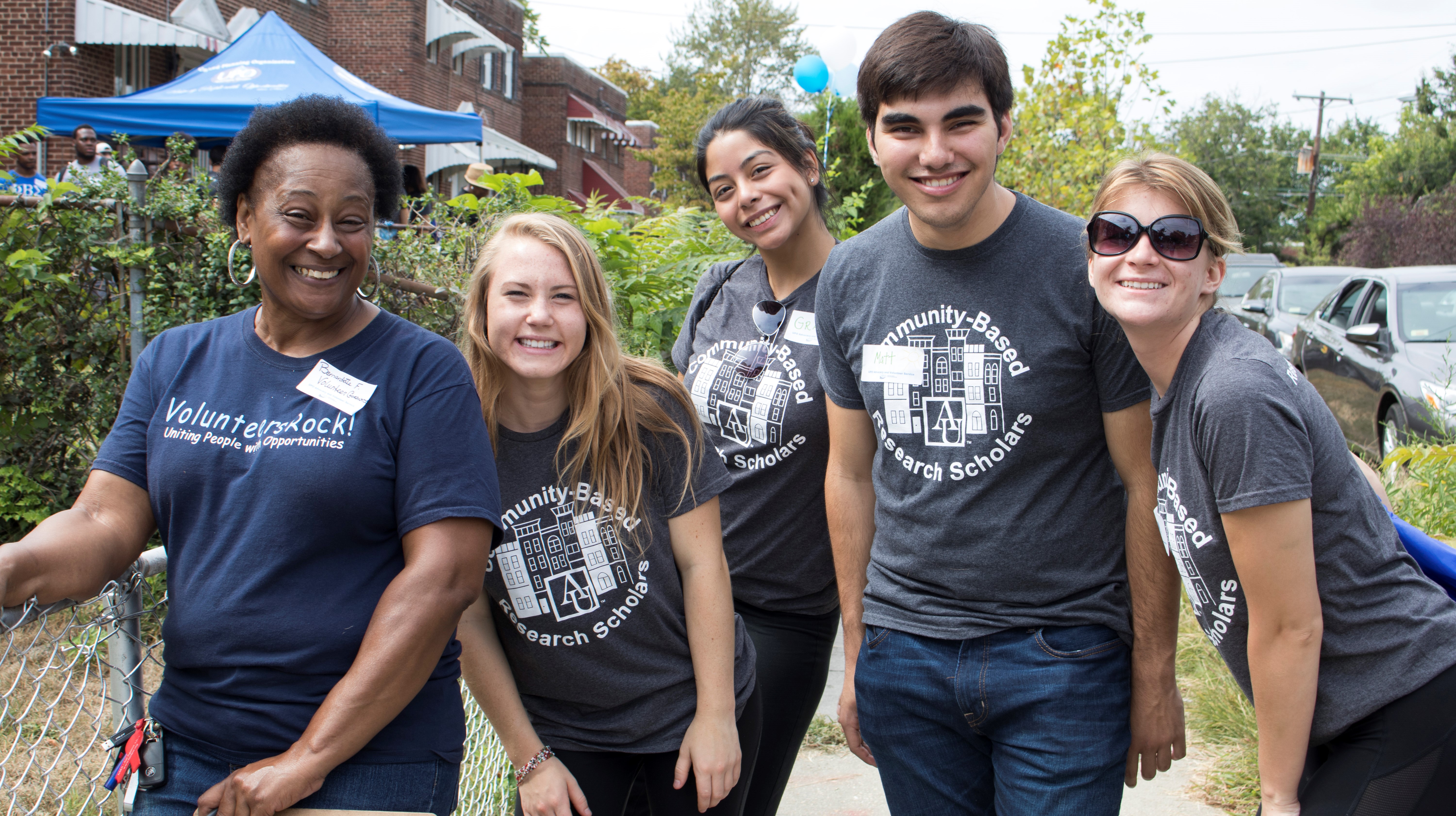group of CBRS volunteers