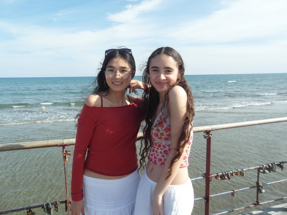 Me and Kay-Kae in Cyprus