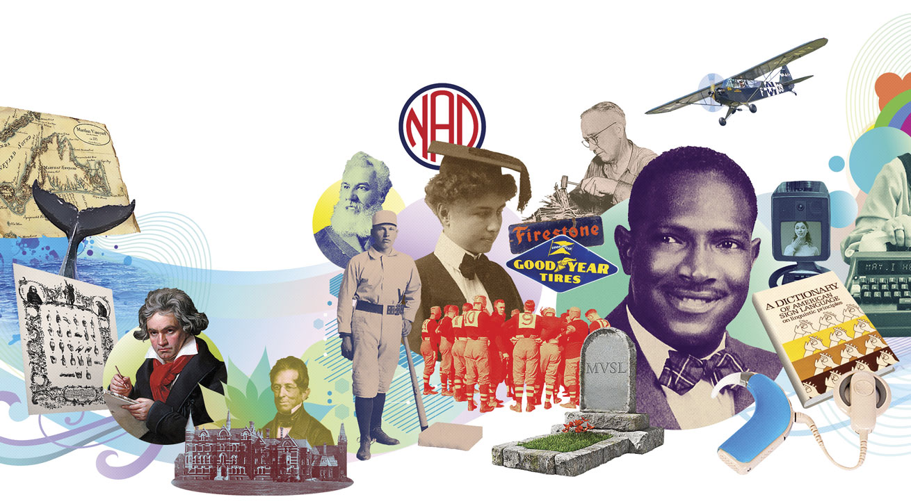 timeline of deaf pioneers from 1714 to 1965