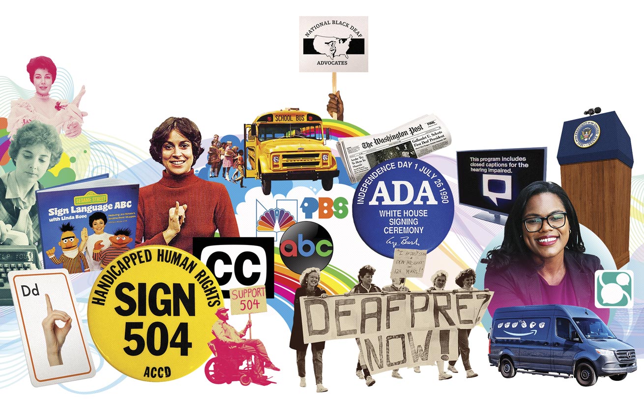 timeline of deaf pioneers from 1968 to the present