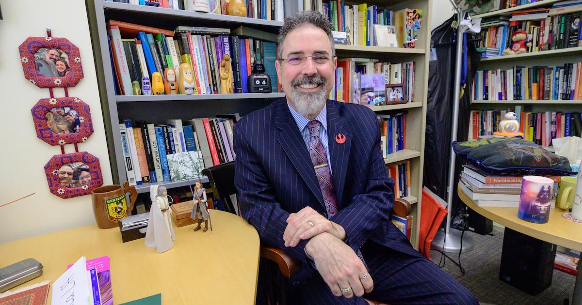 School of International Service professor Patrick Thaddeus Jackson. Photo by Jeff Watts.