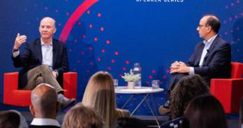 WWF CEO Carter Roberts and Kogod dean David Marchick