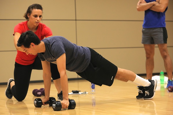 dumbbell weight training