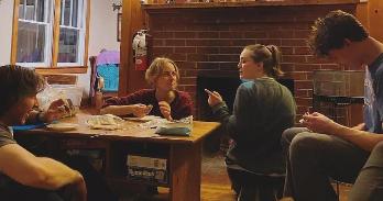 Nolen Stevens (from Left), Sarah King, Samantha Noland, and then Jacob Kamen (Right). 