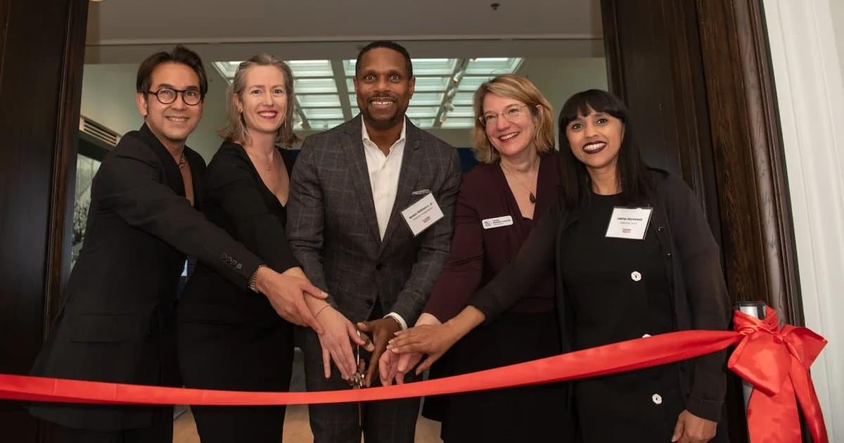 Iwan Bagus, Anne McDonough, Nolan Williams, Jr., Laura Hagood, and Leena Jayaswal (Credit: Jermoni Dowd, courtesy of NEWorks Production) Iwan Bagus, Anne McDonough, Nolan Williams, Jr., Laura Hagood, and Leena Jayaswal (Credit: Jermoni Dowd, courtesy of NEWorks Production)