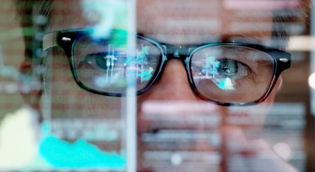 Data scientist with glasses