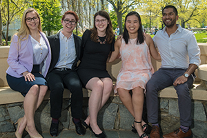 Gilda Goldental-Stoecker, Lee Clyne, Mary-Margaret Koch, Christine Machovec, and Saagar Gupta Gilda Goldental-Stoecker, Lee Clyne, Mary-Margaret Koch, Christine Machovec, and Saagar Gupta