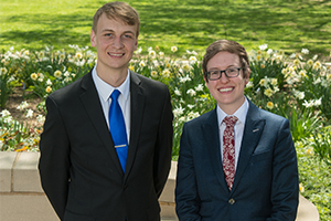 From left to right, Nathaniel Edenfield and Erin Matson From left to right, Nathaniel Edenfield and Erin Matson