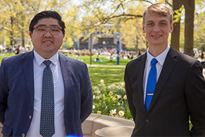 2018 Outstanding Scholarship Recipients Daniel Oshiro and Nathaniel Edenfield 2018 Outstanding Scholarship Recipients Daniel Oshiro and Nathaniel Edenfield