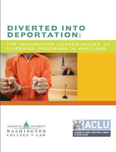 Diverted Into Deportation report cover Diverted Into Deportation report cover