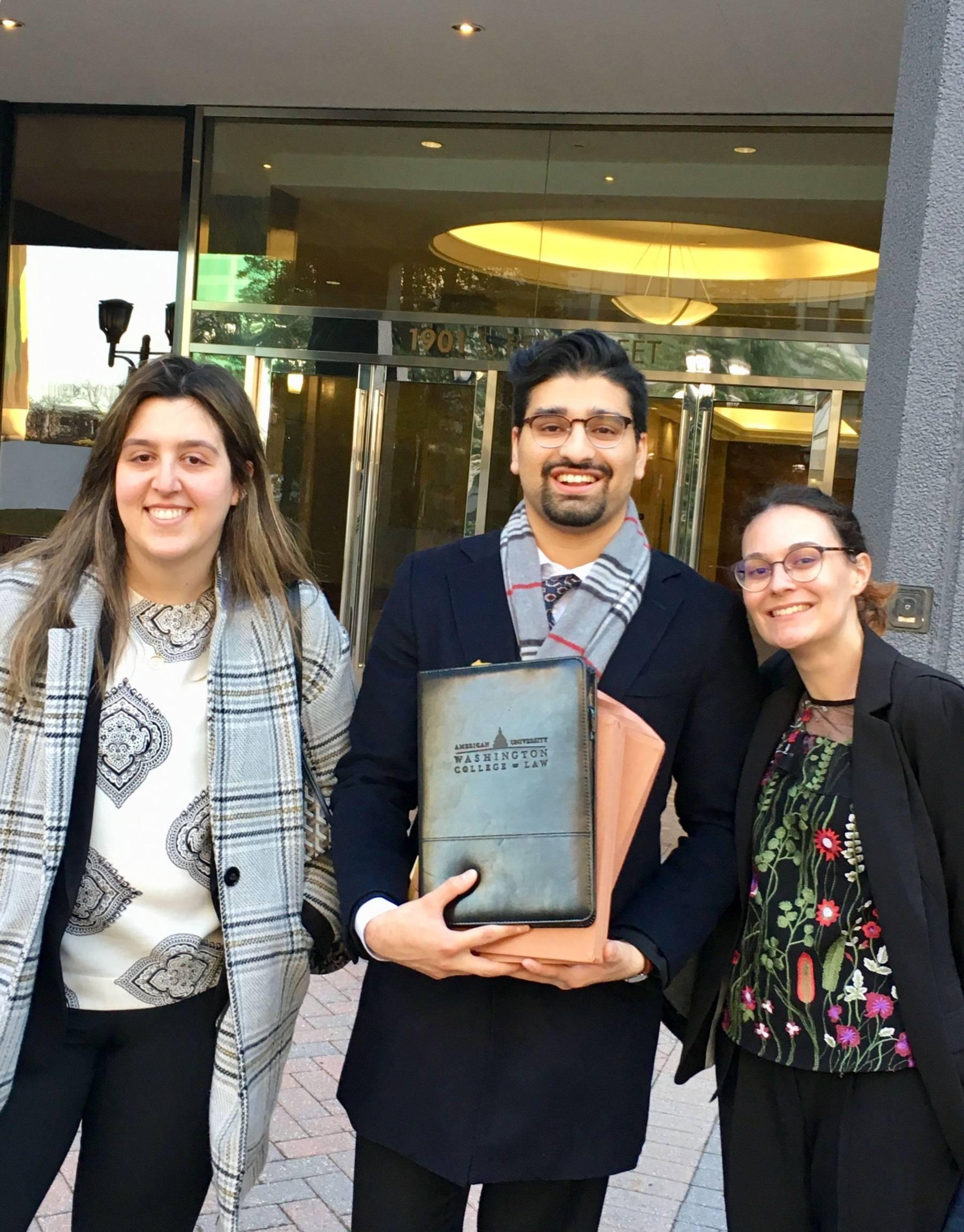 Zoe Stamatelos, Mohammed Rathur, and Raphaelle Maillet Zoe Stamatelos, Mohammed Rathur, and Raphaelle Maillet