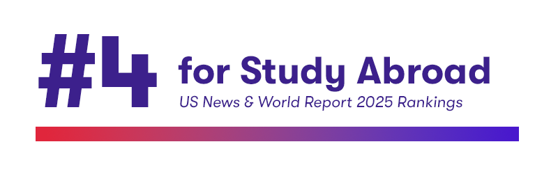 #4 for Study Abroad, US News and World Report 2025